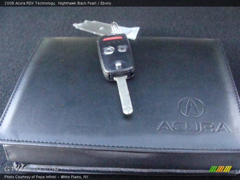 Nighthawk Black Pearl / Ebony 2008 Acura RDX Technology