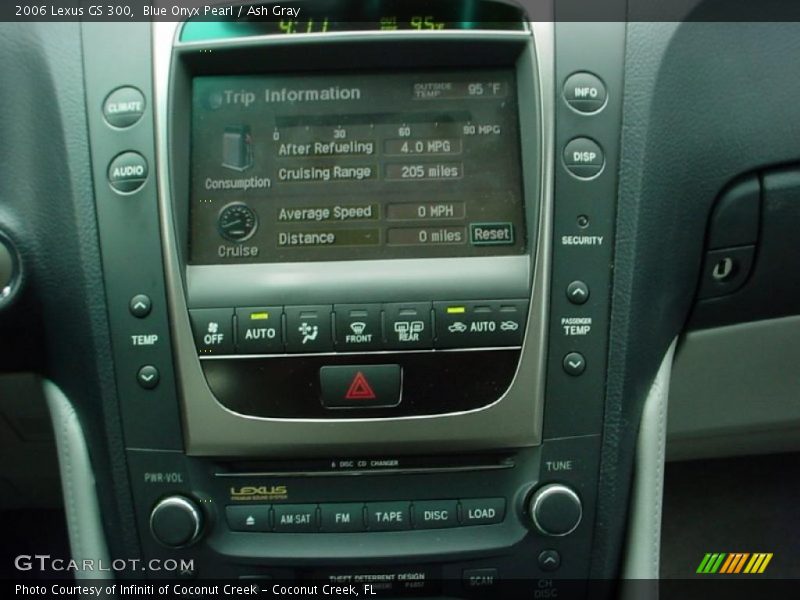 Blue Onyx Pearl / Ash Gray 2006 Lexus GS 300