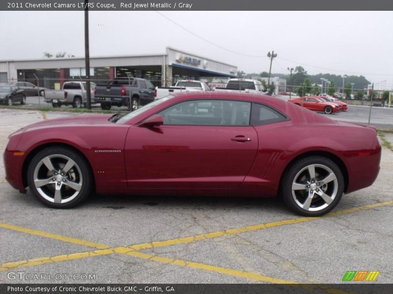 Red Jewel Metallic / Gray 2011 Chevrolet Camaro LT/RS Coupe