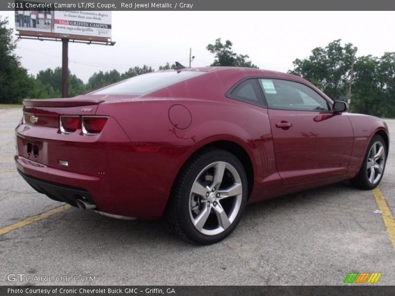 Red Jewel Metallic / Gray 2011 Chevrolet Camaro LT/RS Coupe