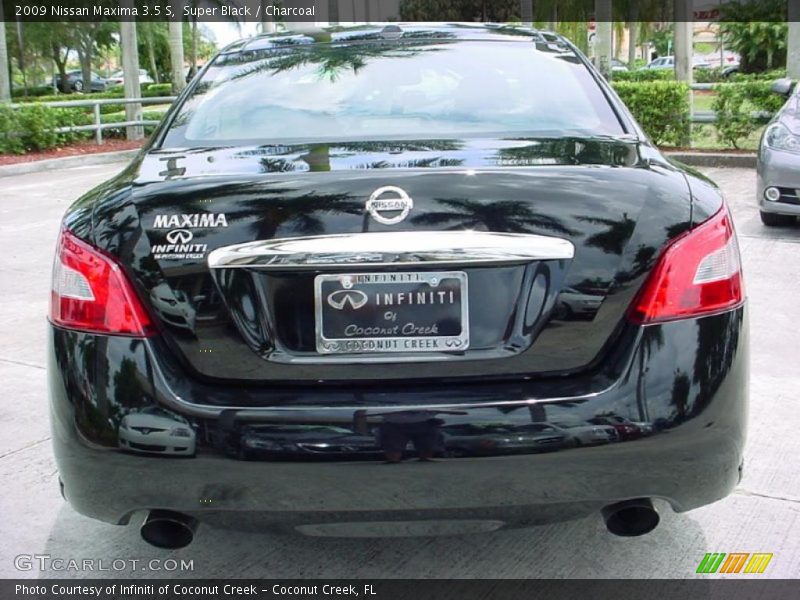 Super Black / Charcoal 2009 Nissan Maxima 3.5 S