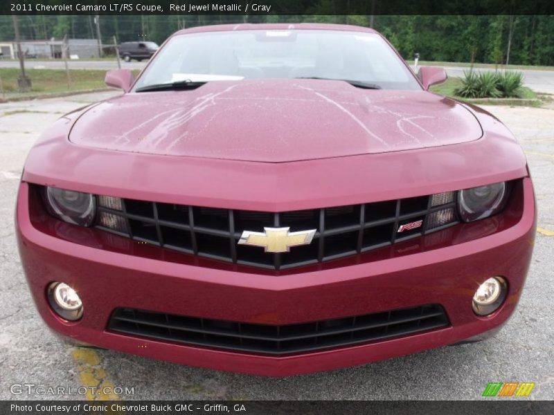 Red Jewel Metallic / Gray 2011 Chevrolet Camaro LT/RS Coupe