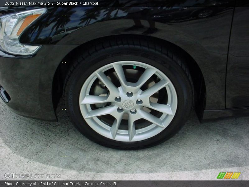 Super Black / Charcoal 2009 Nissan Maxima 3.5 S