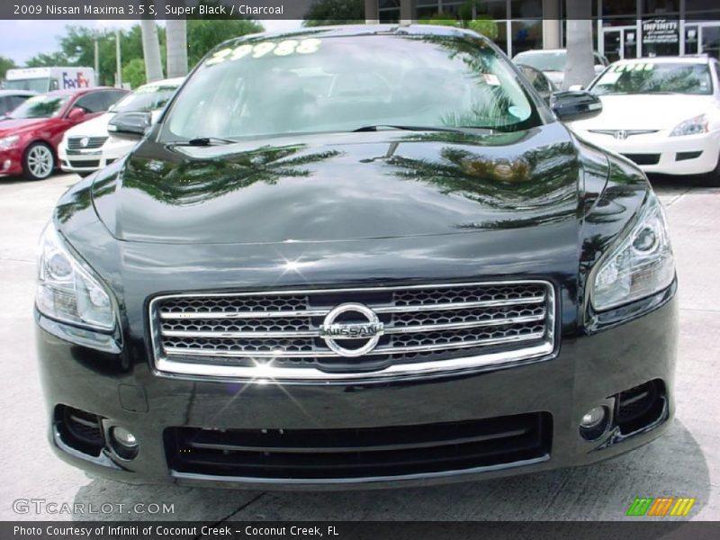 Super Black / Charcoal 2009 Nissan Maxima 3.5 S