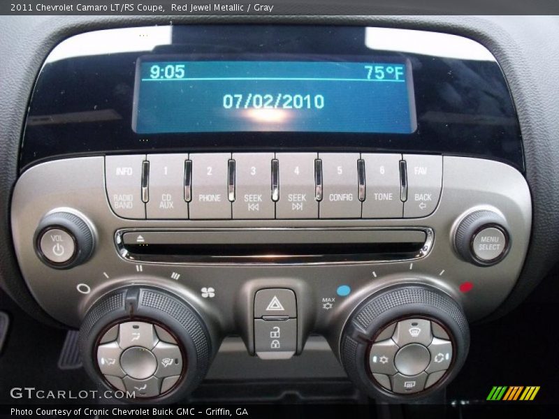 Red Jewel Metallic / Gray 2011 Chevrolet Camaro LT/RS Coupe