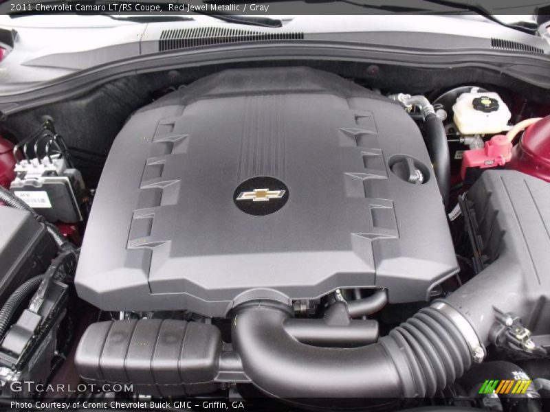 Red Jewel Metallic / Gray 2011 Chevrolet Camaro LT/RS Coupe