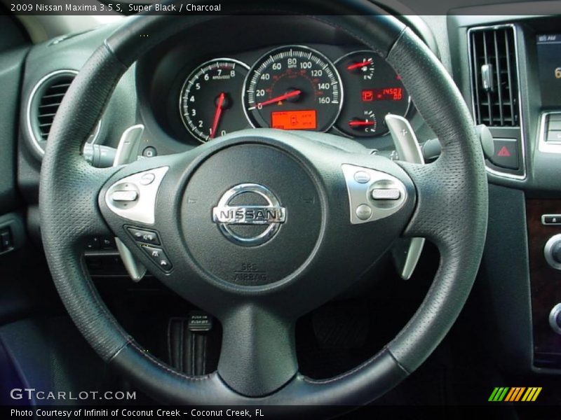 Super Black / Charcoal 2009 Nissan Maxima 3.5 S
