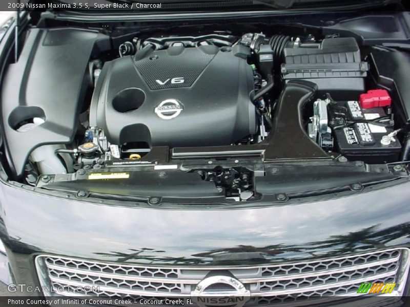 Super Black / Charcoal 2009 Nissan Maxima 3.5 S