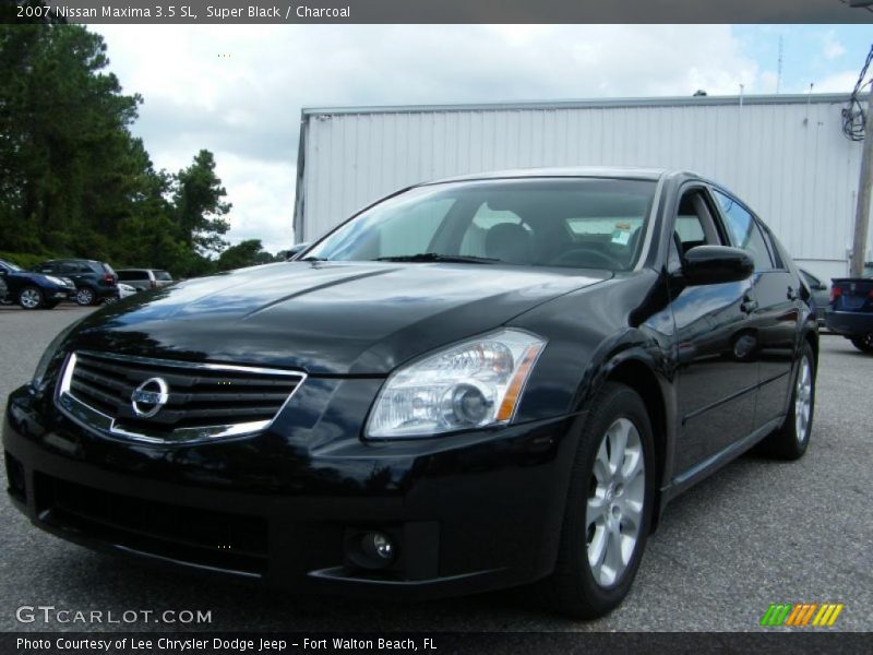 Super Black / Charcoal 2007 Nissan Maxima 3.5 SL