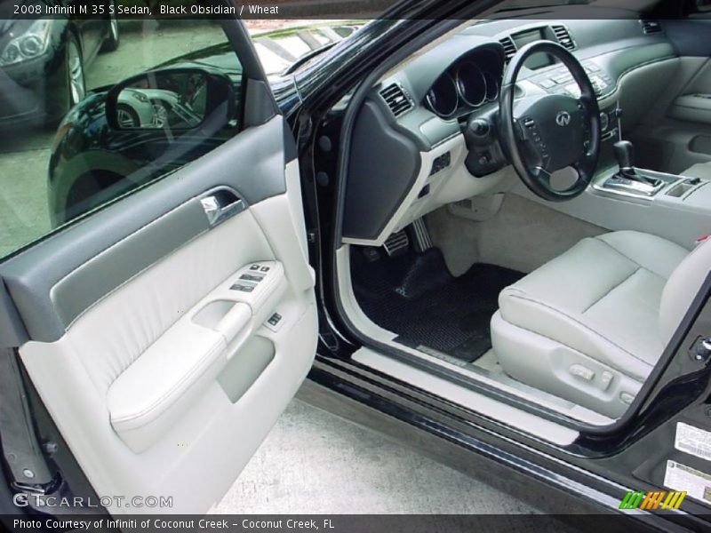 Black Obsidian / Wheat 2008 Infiniti M 35 S Sedan