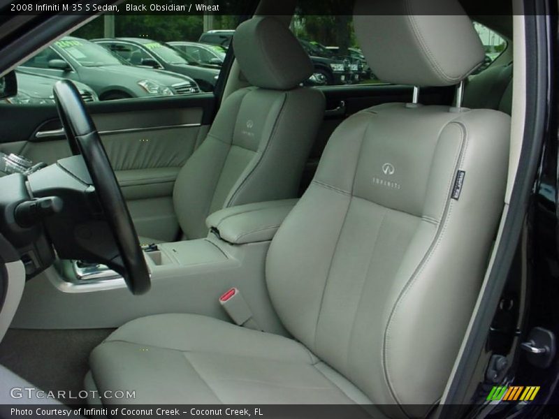 Black Obsidian / Wheat 2008 Infiniti M 35 S Sedan