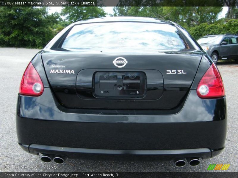 Super Black / Charcoal 2007 Nissan Maxima 3.5 SL