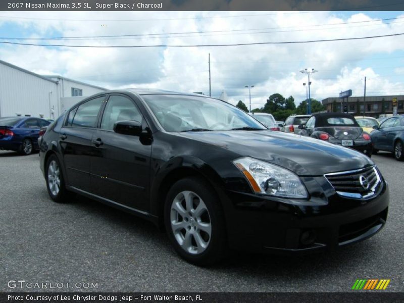 Super Black / Charcoal 2007 Nissan Maxima 3.5 SL