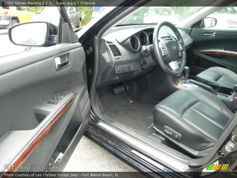 Super Black / Charcoal 2007 Nissan Maxima 3.5 SL
