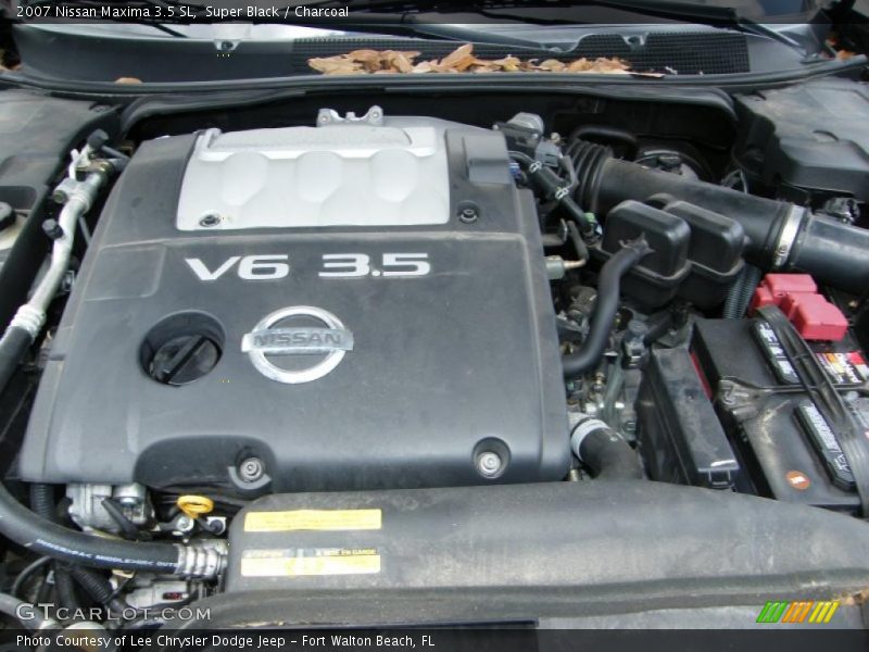Super Black / Charcoal 2007 Nissan Maxima 3.5 SL