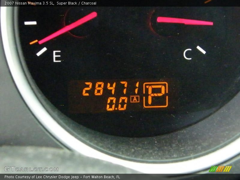 Super Black / Charcoal 2007 Nissan Maxima 3.5 SL