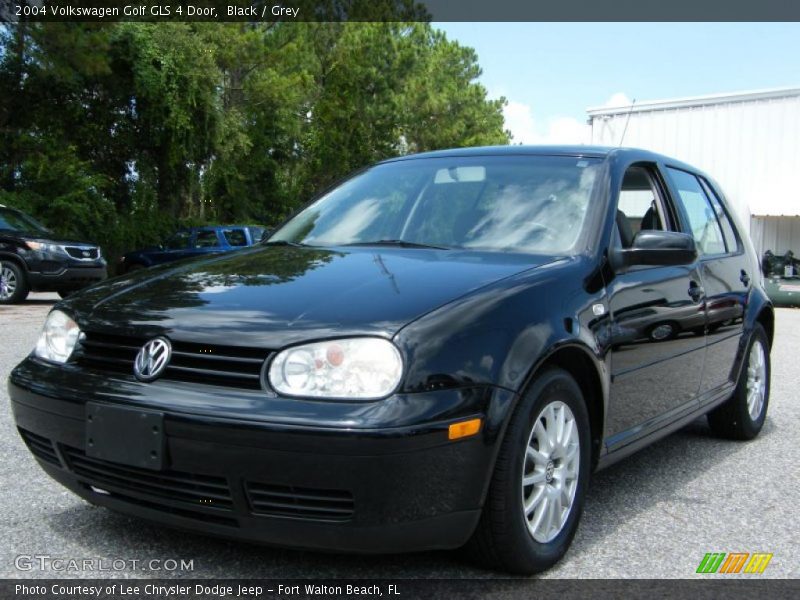 Black / Grey 2004 Volkswagen Golf GLS 4 Door