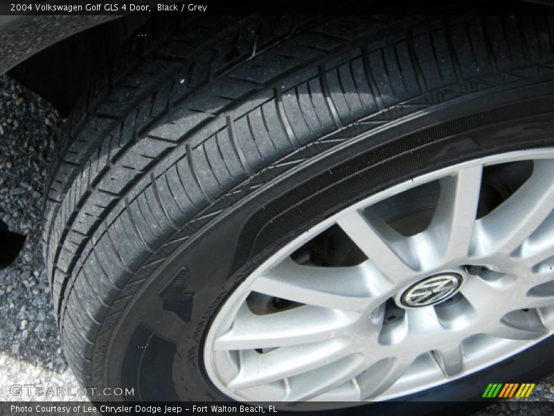 Black / Grey 2004 Volkswagen Golf GLS 4 Door