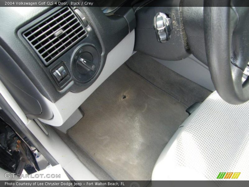 Black / Grey 2004 Volkswagen Golf GLS 4 Door