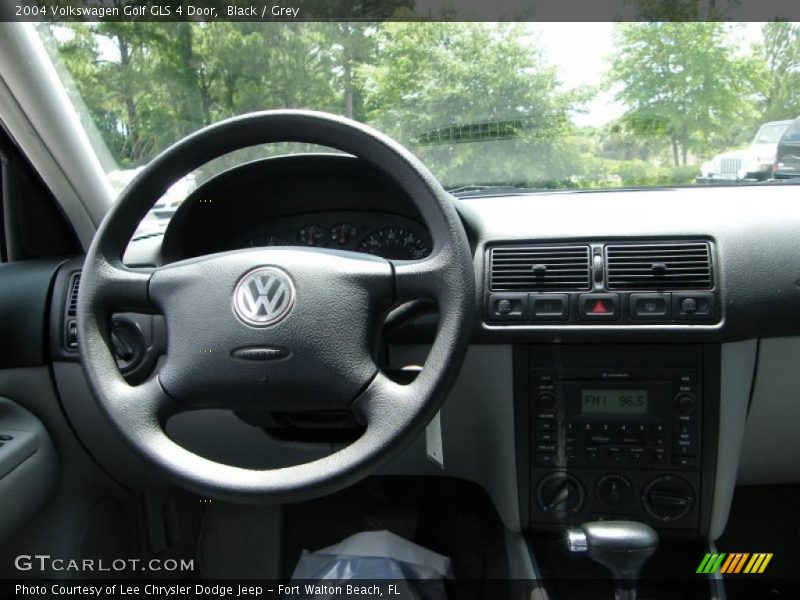 Black / Grey 2004 Volkswagen Golf GLS 4 Door