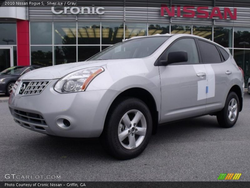 Silver Ice / Gray 2010 Nissan Rogue S