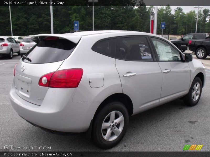 Silver Ice / Gray 2010 Nissan Rogue S
