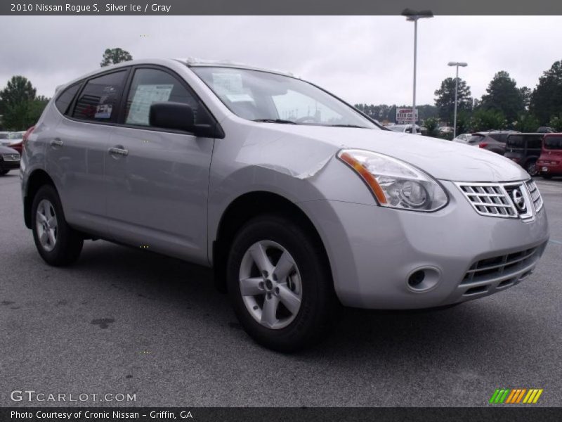 Silver Ice / Gray 2010 Nissan Rogue S