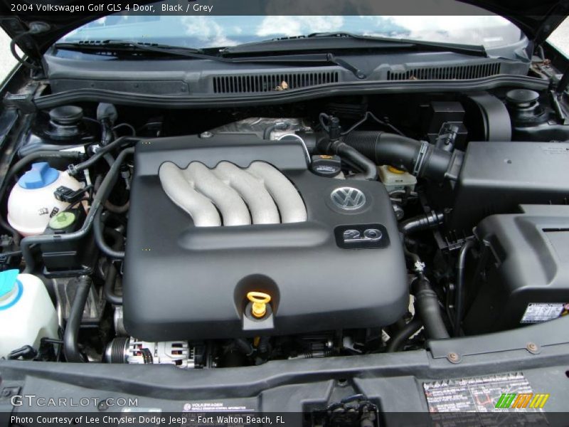 Black / Grey 2004 Volkswagen Golf GLS 4 Door