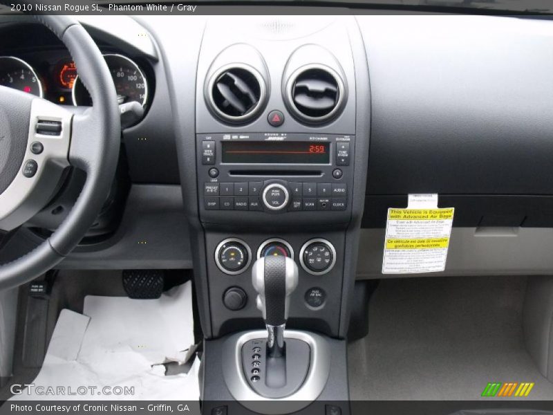 Phantom White / Gray 2010 Nissan Rogue SL