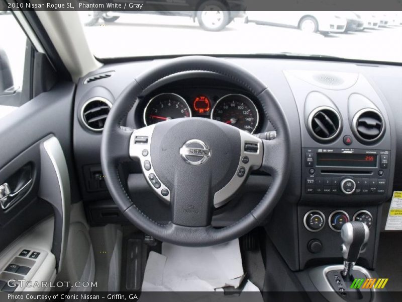 Phantom White / Gray 2010 Nissan Rogue SL