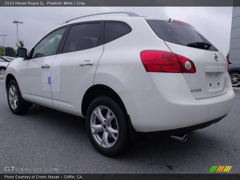 Phantom White / Gray 2010 Nissan Rogue SL