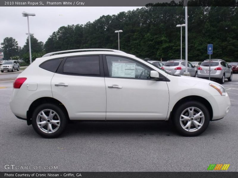 Phantom White / Gray 2010 Nissan Rogue SL