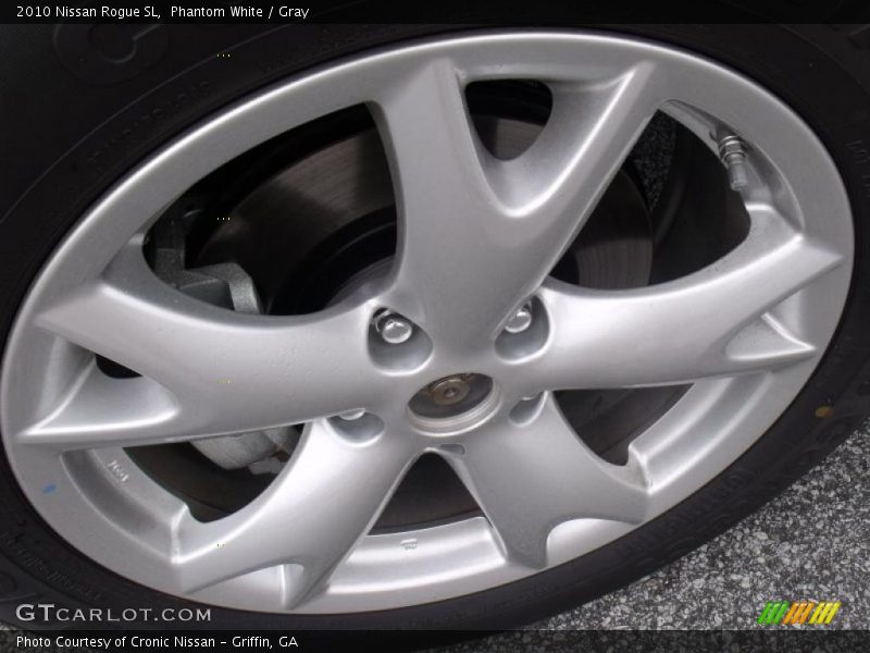 Phantom White / Gray 2010 Nissan Rogue SL