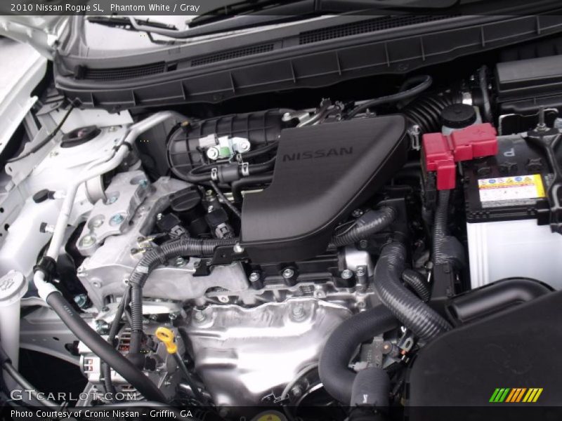 Phantom White / Gray 2010 Nissan Rogue SL