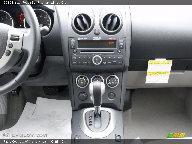 Phantom White / Gray 2010 Nissan Rogue SL