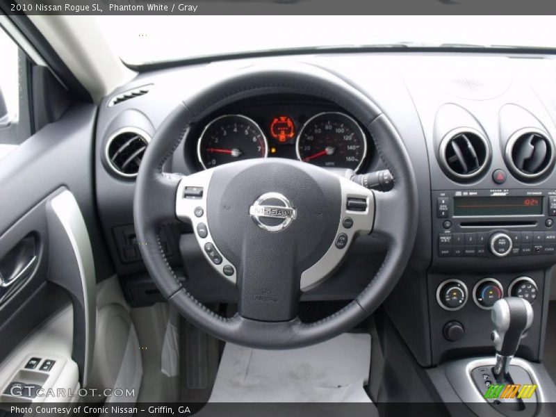 Phantom White / Gray 2010 Nissan Rogue SL