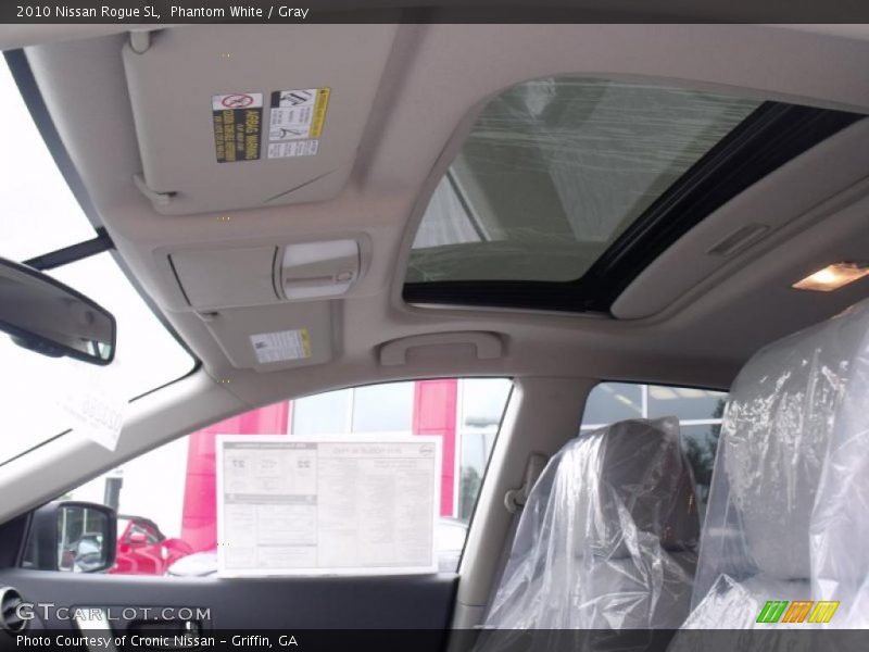 Phantom White / Gray 2010 Nissan Rogue SL