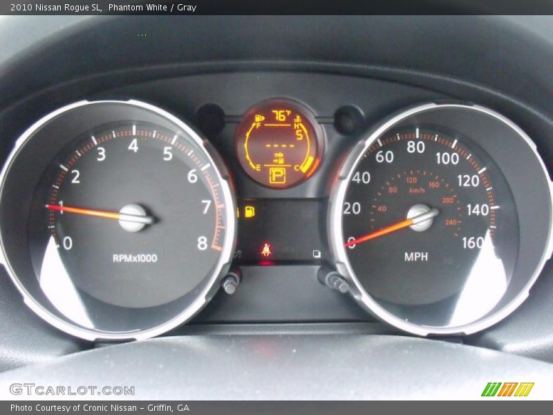 Phantom White / Gray 2010 Nissan Rogue SL