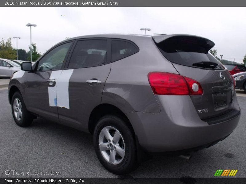 Gotham Gray / Gray 2010 Nissan Rogue S 360 Value Package