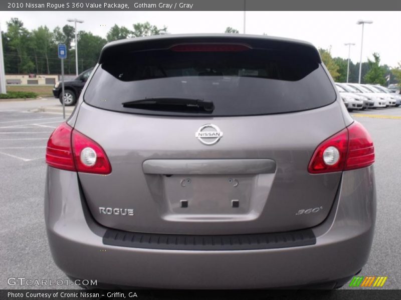 Gotham Gray / Gray 2010 Nissan Rogue S 360 Value Package