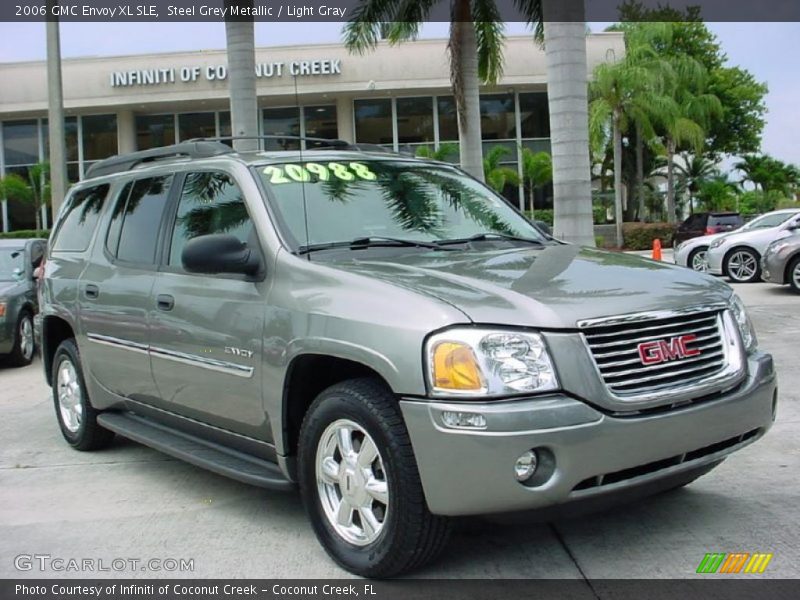 Steel Grey Metallic / Light Gray 2006 GMC Envoy XL SLE