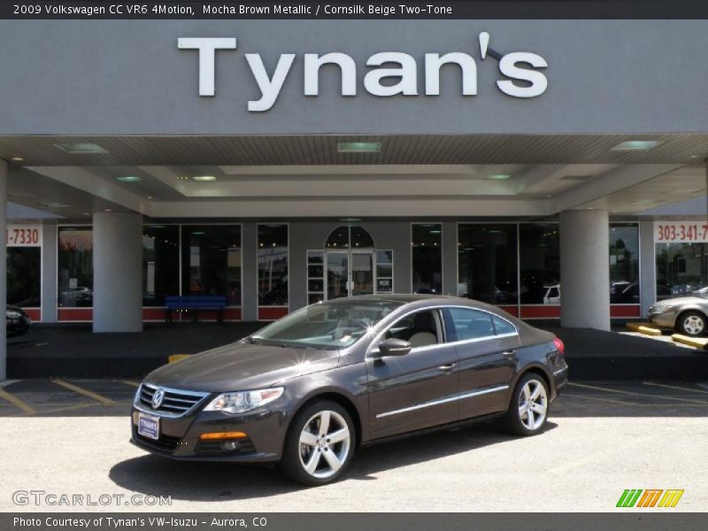 Mocha Brown Metallic / Cornsilk Beige Two-Tone 2009 Volkswagen CC VR6 4Motion