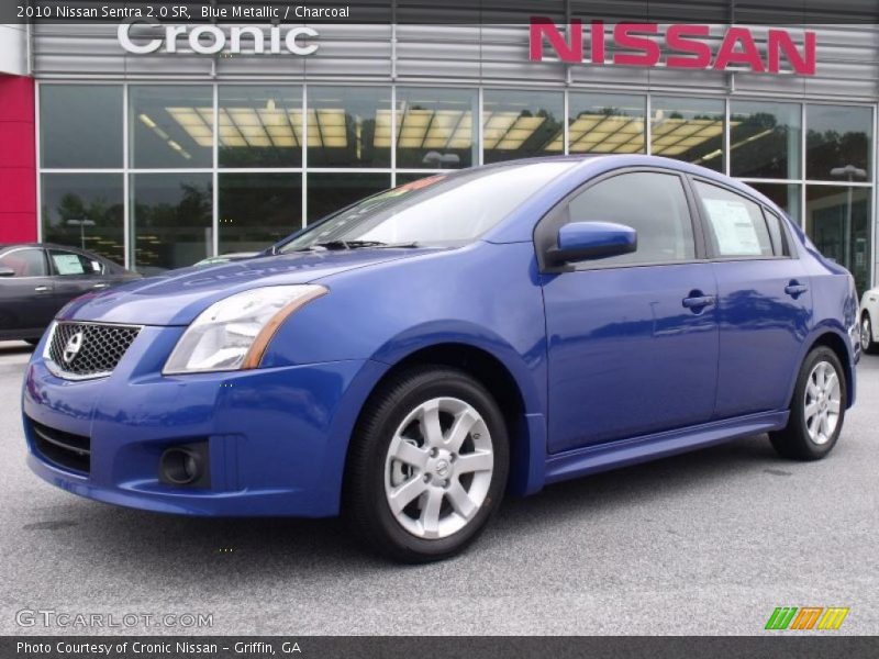 Blue Metallic / Charcoal 2010 Nissan Sentra 2.0 SR