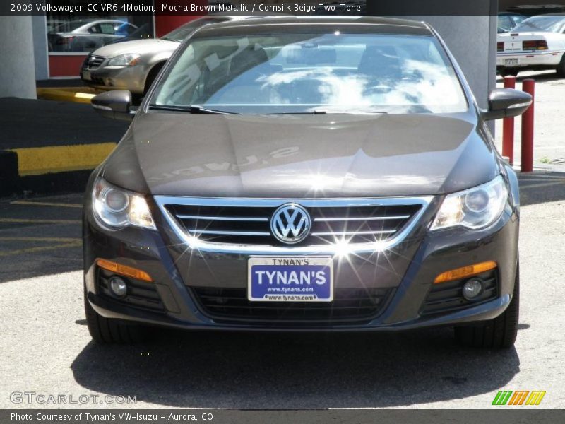 Mocha Brown Metallic / Cornsilk Beige Two-Tone 2009 Volkswagen CC VR6 4Motion