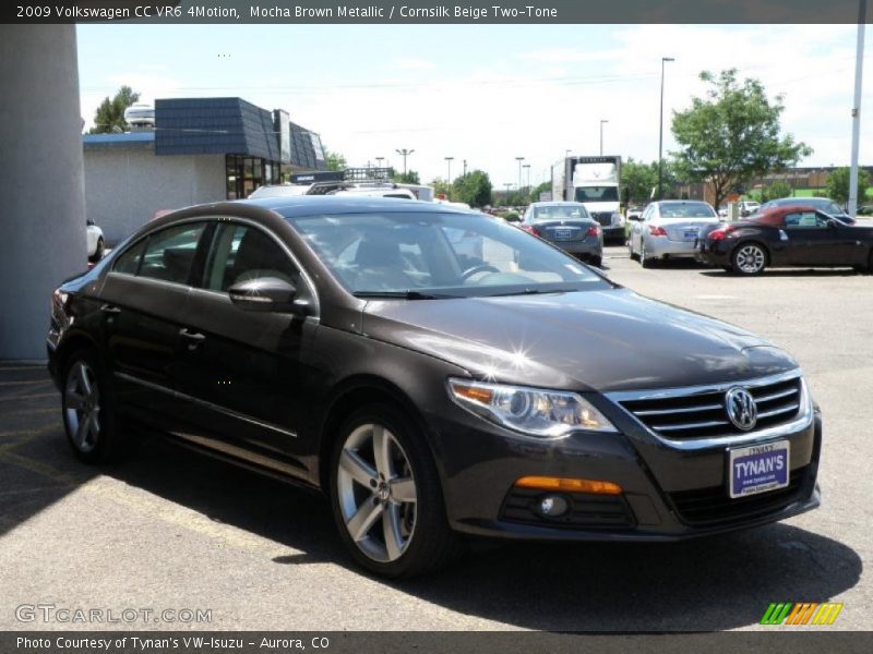 Mocha Brown Metallic / Cornsilk Beige Two-Tone 2009 Volkswagen CC VR6 4Motion