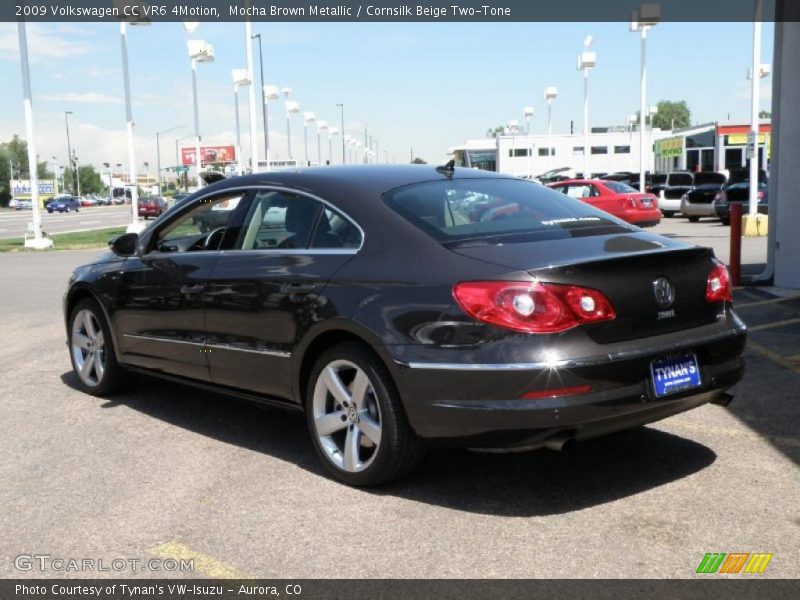 Mocha Brown Metallic / Cornsilk Beige Two-Tone 2009 Volkswagen CC VR6 4Motion