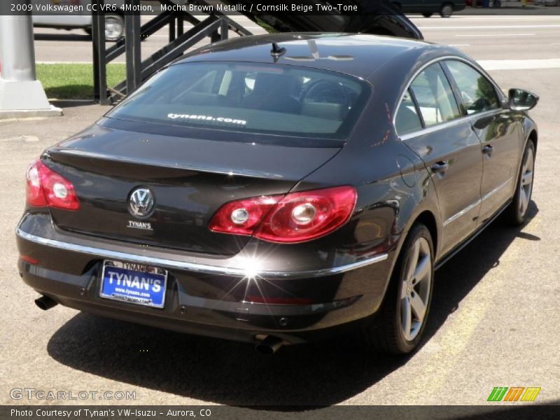 Mocha Brown Metallic / Cornsilk Beige Two-Tone 2009 Volkswagen CC VR6 4Motion