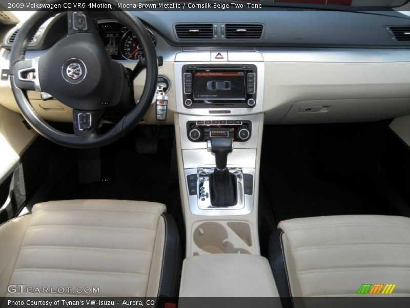 Mocha Brown Metallic / Cornsilk Beige Two-Tone 2009 Volkswagen CC VR6 4Motion
