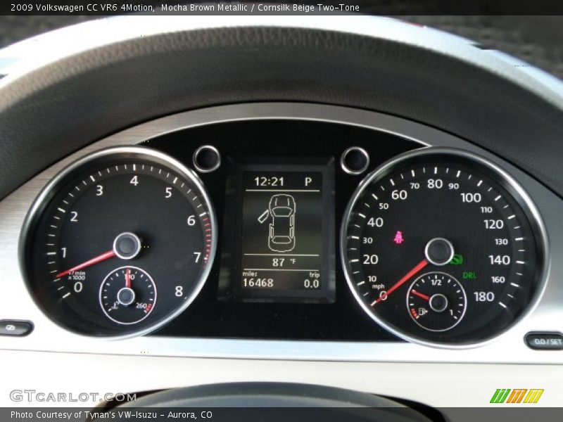 Mocha Brown Metallic / Cornsilk Beige Two-Tone 2009 Volkswagen CC VR6 4Motion