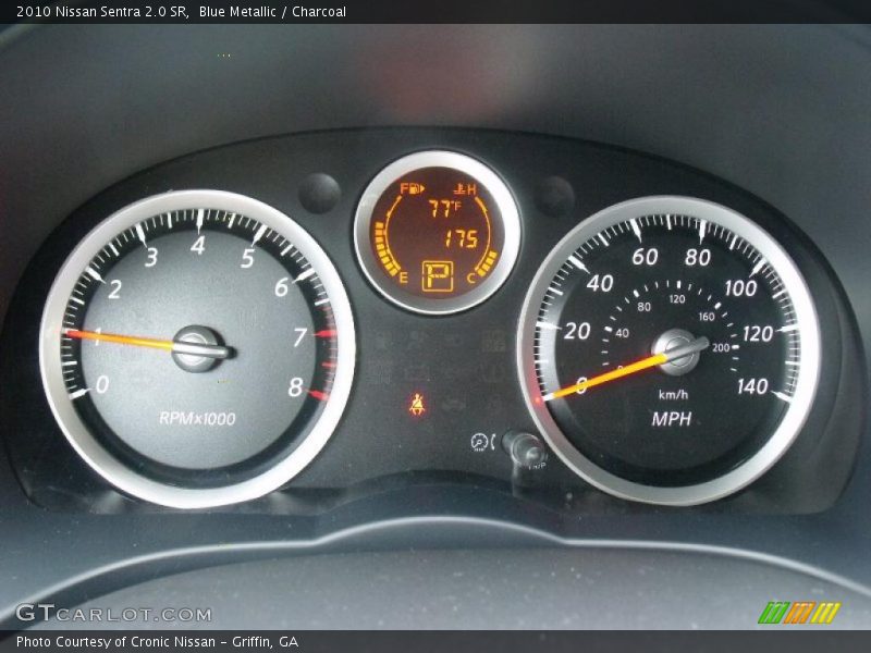 Blue Metallic / Charcoal 2010 Nissan Sentra 2.0 SR